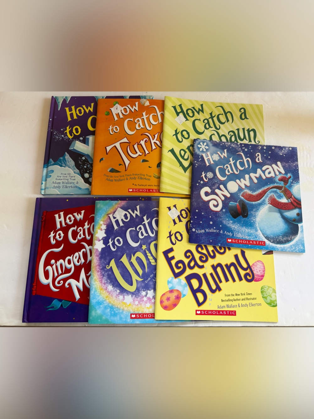 How to Catch Book Lot of 7 Unicorn Gingerbread Turkey YetiLeprechaun Scholastic